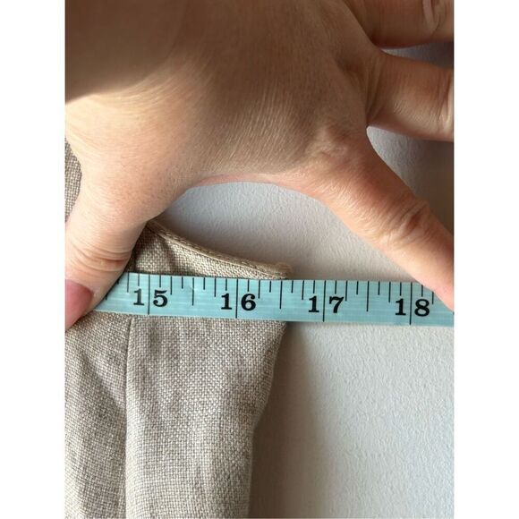 Max Mara Weekend 100% Linen Vest size 4 neutral, glam, vacation - Picture 6 of 8